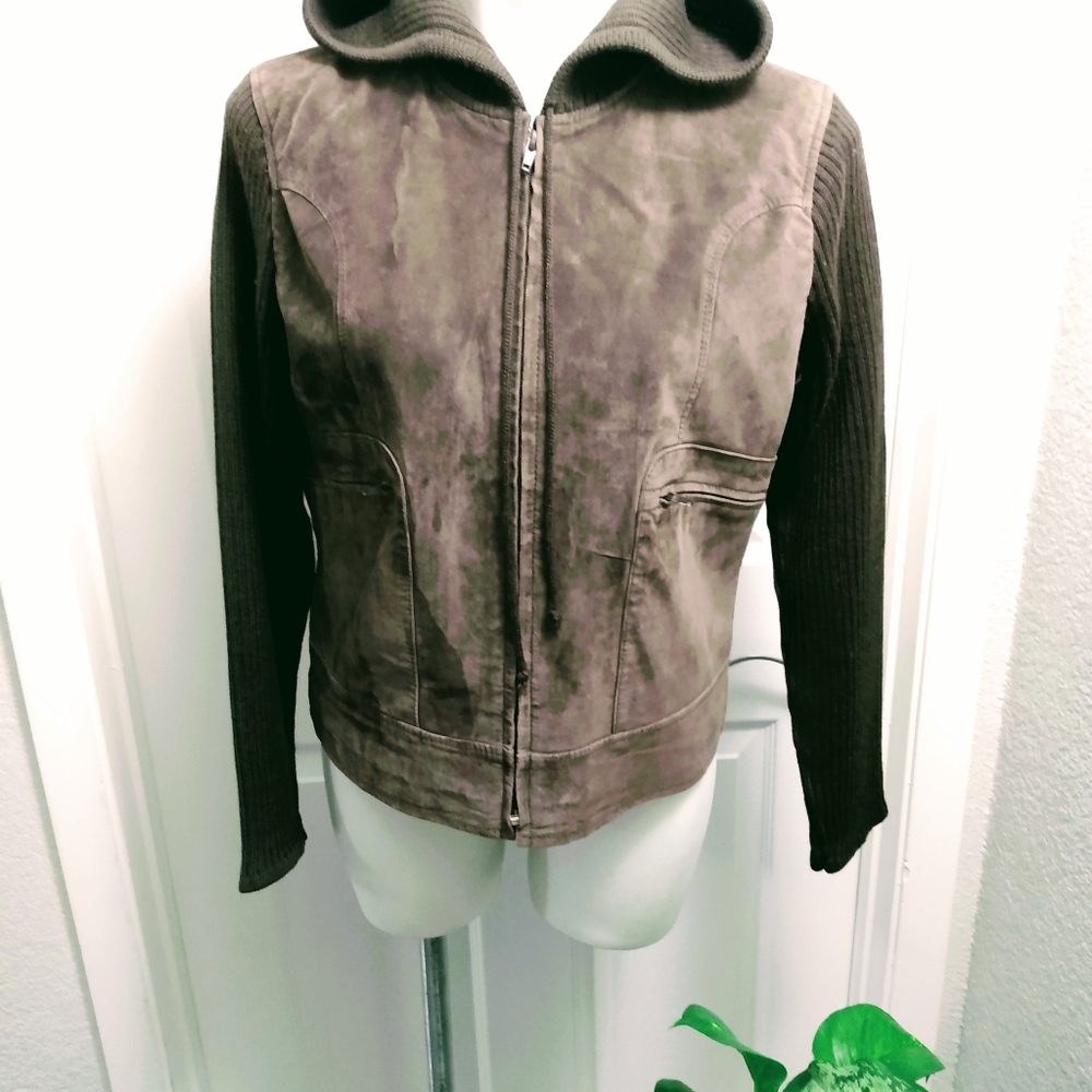 NWOT Yvonne Le Marie Leather Jacket